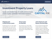 Tablet Screenshot of capitalfix.com